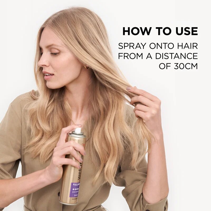 Wella flex Fullness Volume lak na vlasy s extra silnou fixací pro pružnost a objem 250 ml