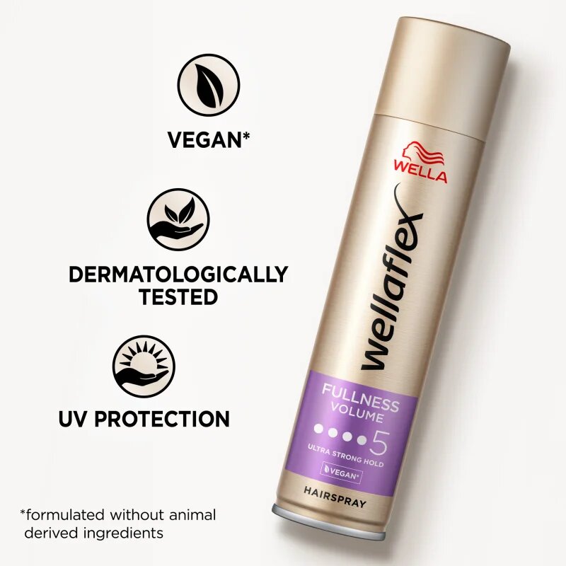 Wella flex Fullness Volume lak na vlasy s extra silnou fixací pro pružnost a objem 250 ml