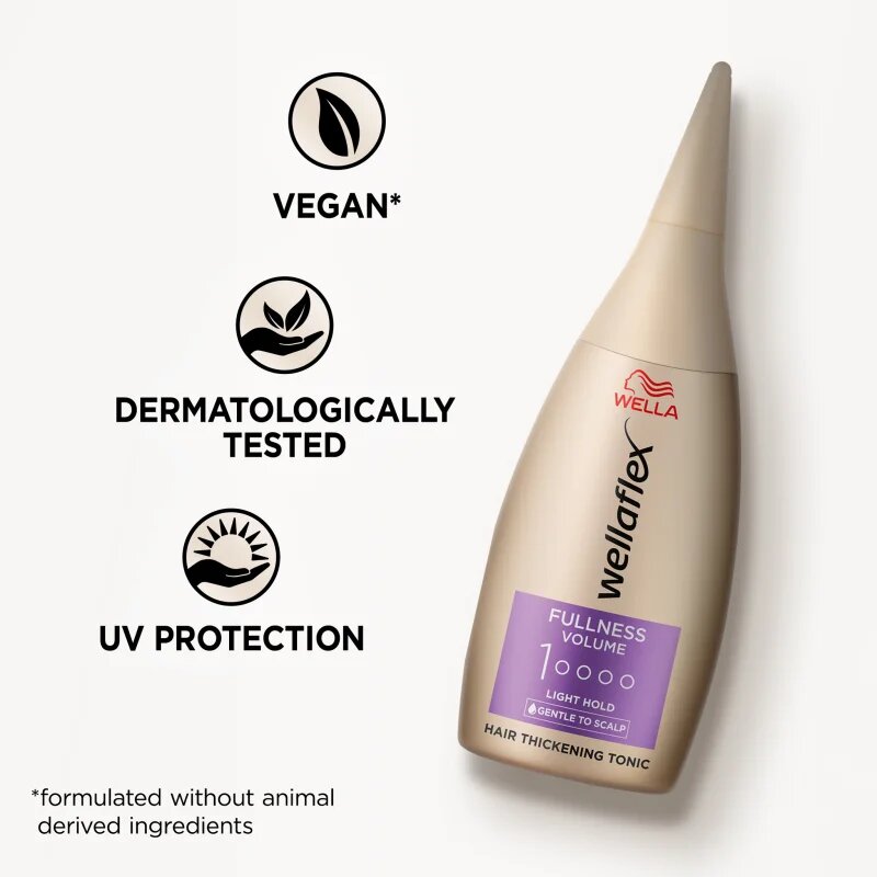 Wella flex Fullness Volume vlasové tonikum pro posílení vlasů 100 ml