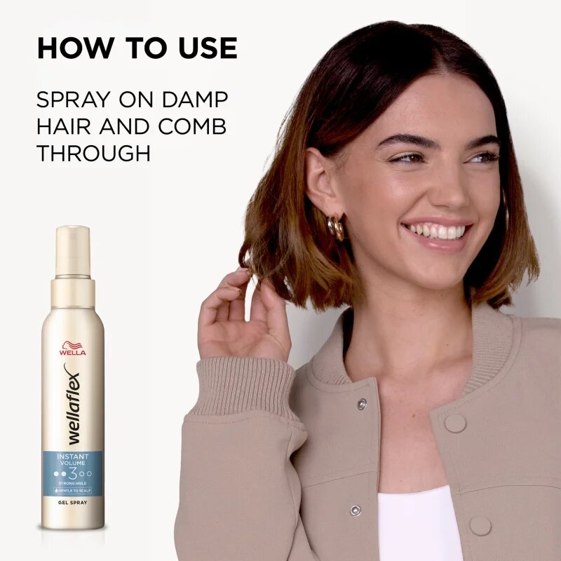 Wella flex Instant Volume lehký gel na vlasy ve spreji 150 ml