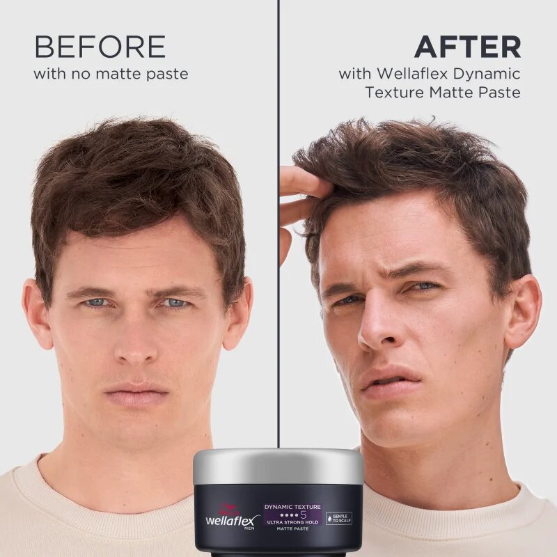 Wella flex Men tvarující pasta na vlasy 75 ml