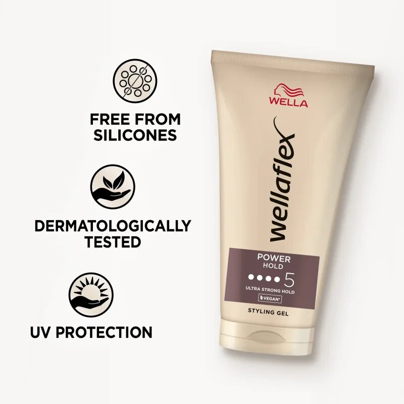 Wella flex Power Hold gel na vlasy se silnou fixací 150 ml