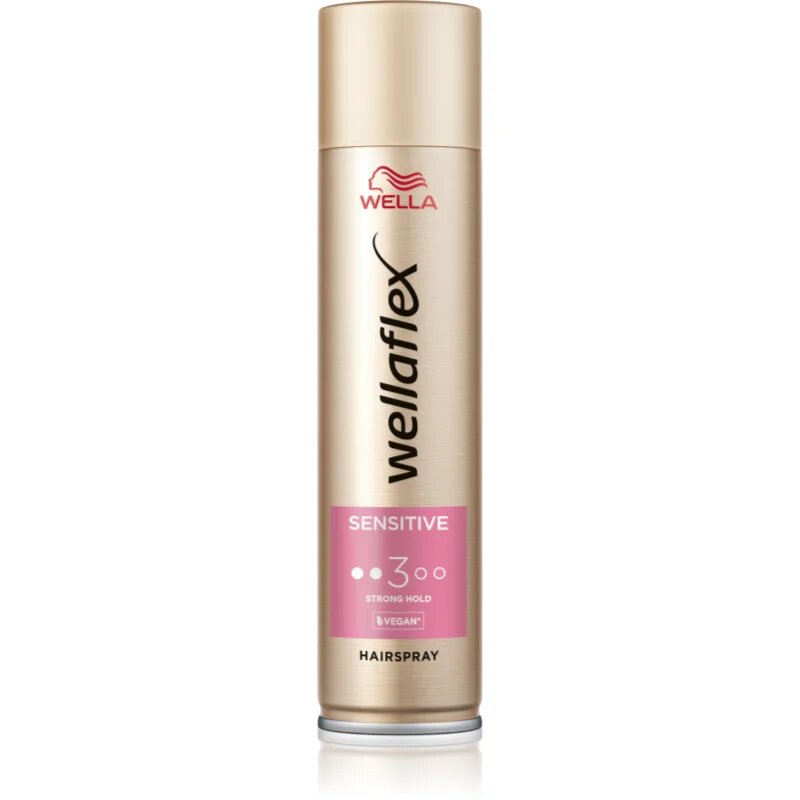 Wella flex Sensitive lak na vlasy se střední fixací bez parfemace 250 ml