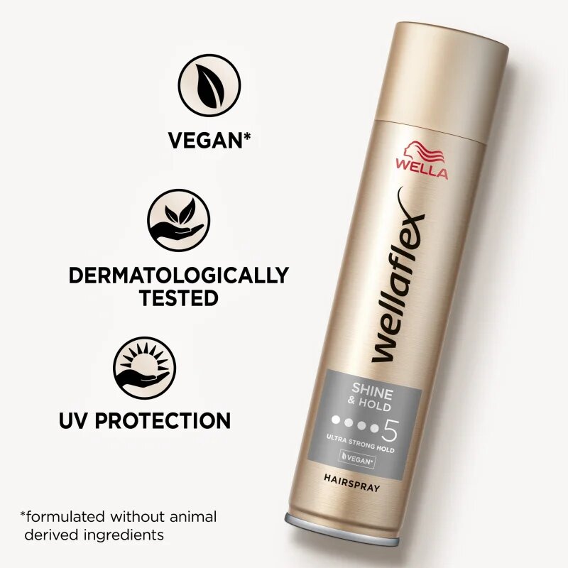 Wella flex Shine & Hold lak na vlasy s extra silnou fixací pro lesk 250 ml