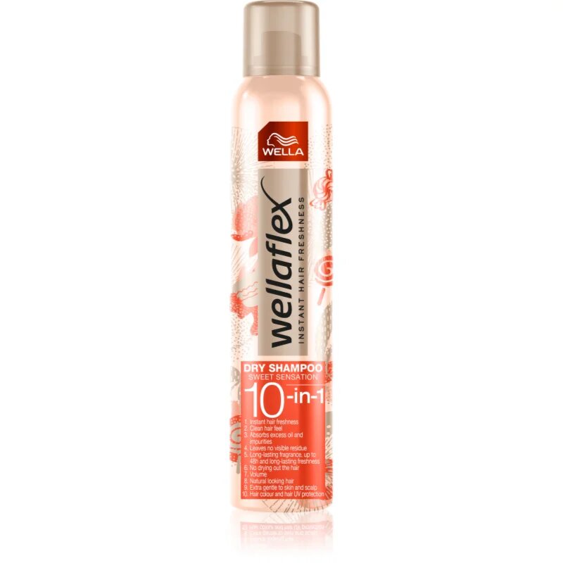 Wella flex Sweet Sensation suchý šampon s jemnou květinovou parfemací 180 ml
