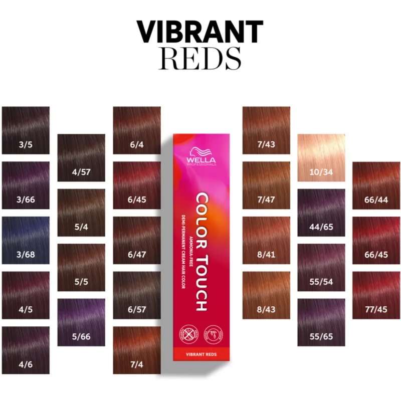 Wella Professionals Color Touch Vibrant Reds barva na vlasy odstín 44/65 60 ml