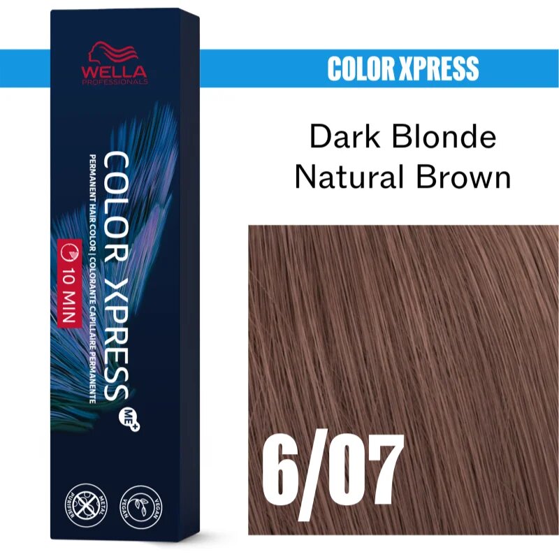 Wella Professionals Color Xpress barva na vlasy odstín Dark Blonde Natural Brown 6/07 60 ml