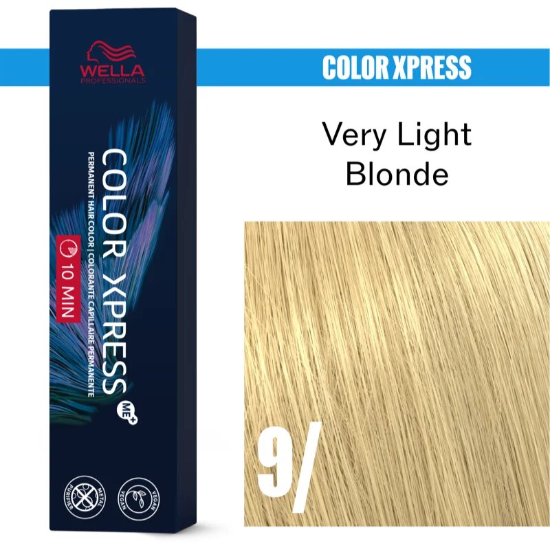 Wella Professionals Color Xpress barva na vlasy odstín Very Light Blonde 9/ 60 ml