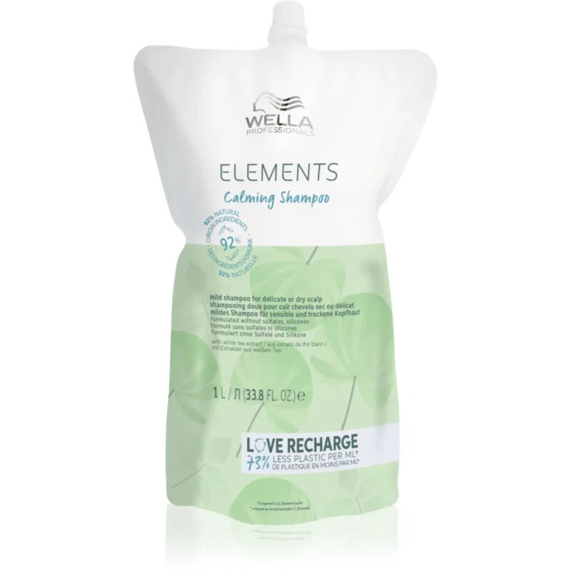 Wella Professionals Elements Calming hydratační a zklidňující šampon pro citlivou pokožku hlavy 1000 ml