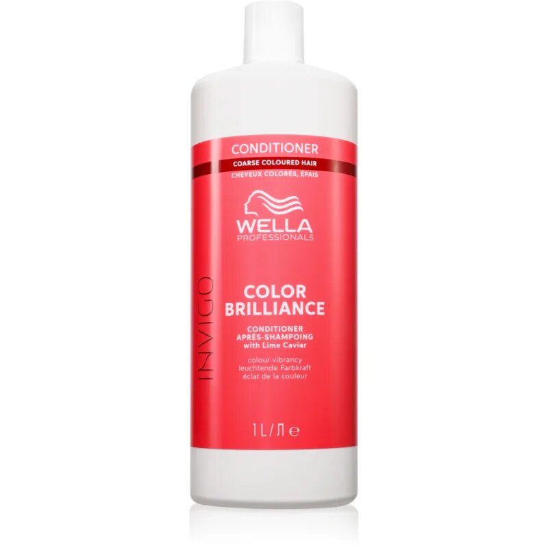 Wella Professionals Invigo Color Brilliance kondicionér pro husté hrubé nebo kudrnaté vlasy pro barvené vlasy 1000 ml