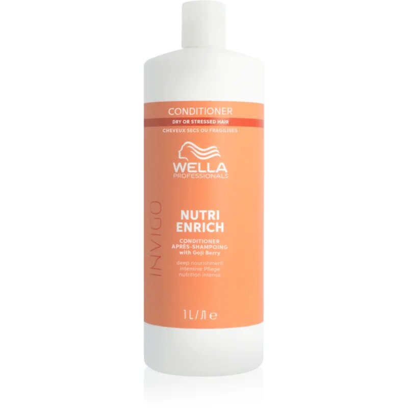 Wella Professionals Invigo Nutri-Enrich hloubkově vyživující kondicionér pro suché a poškozené vlasy 1000 ml