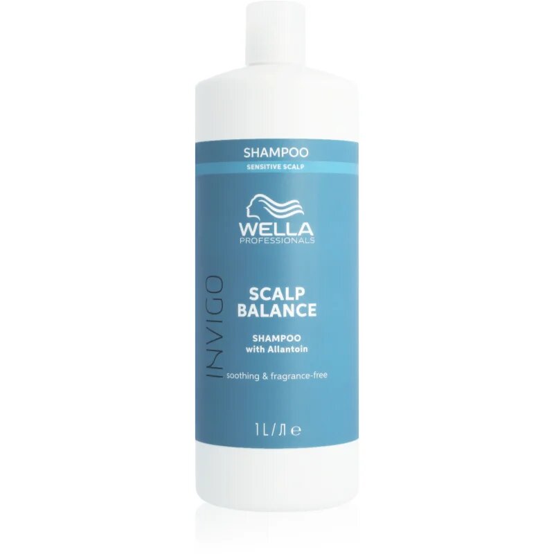Wella Professionals Invigo Scalp Balance hydratační a zklidňující šampon pro citlivou pokožku hlavy 1000 ml