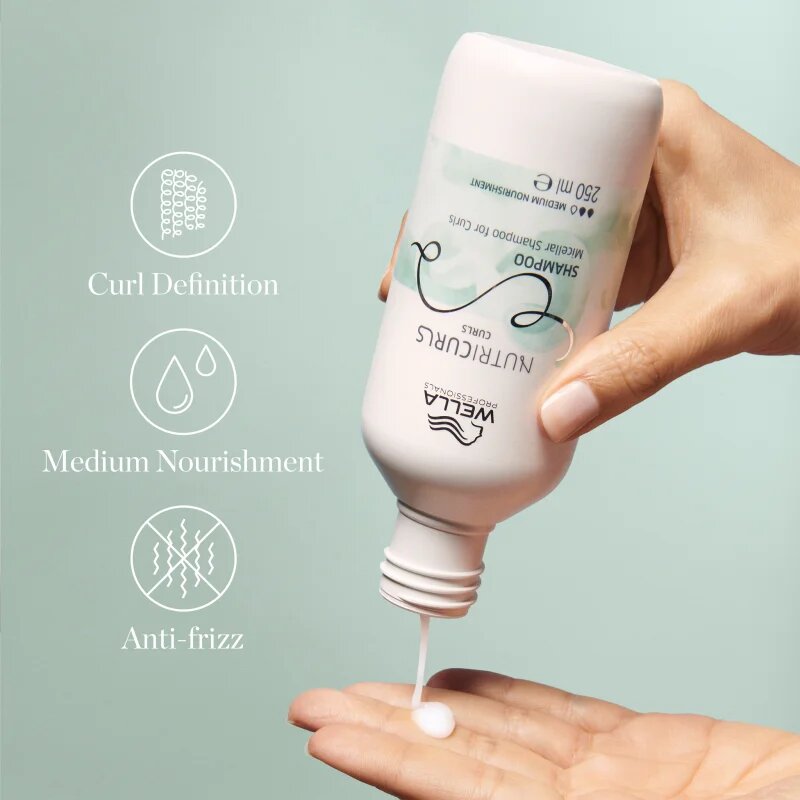 Wella Professionals Nutricurls Curls jemný micelární šampon pro kudrnaté vlasy 1000 ml