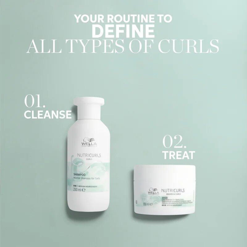 Wella Professionals Nutricurls Curls jemný micelární šampon pro kudrnaté vlasy 1000 ml