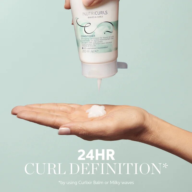 Wella Professionals Nutricurls Waves & Curls vyživující kondicionér pro snadné rozčesání vlasů 1000 ml