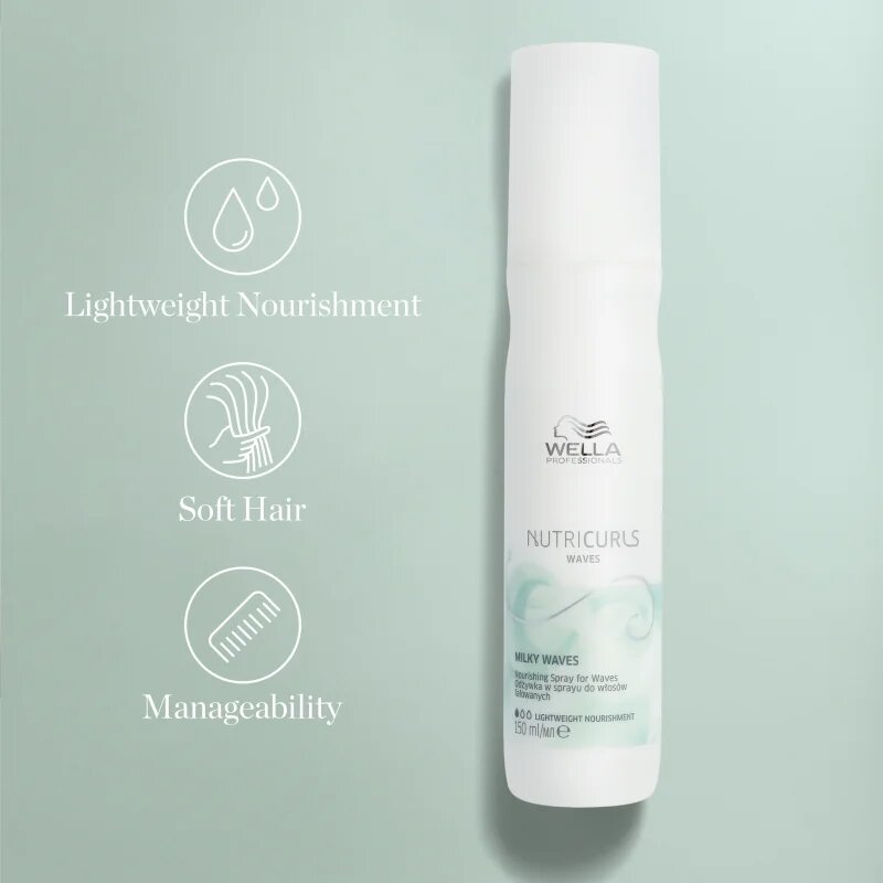 Wella Professionals Nutricurls Waves hydratační sprej na vlasy pro vlnité vlasy 150 ml