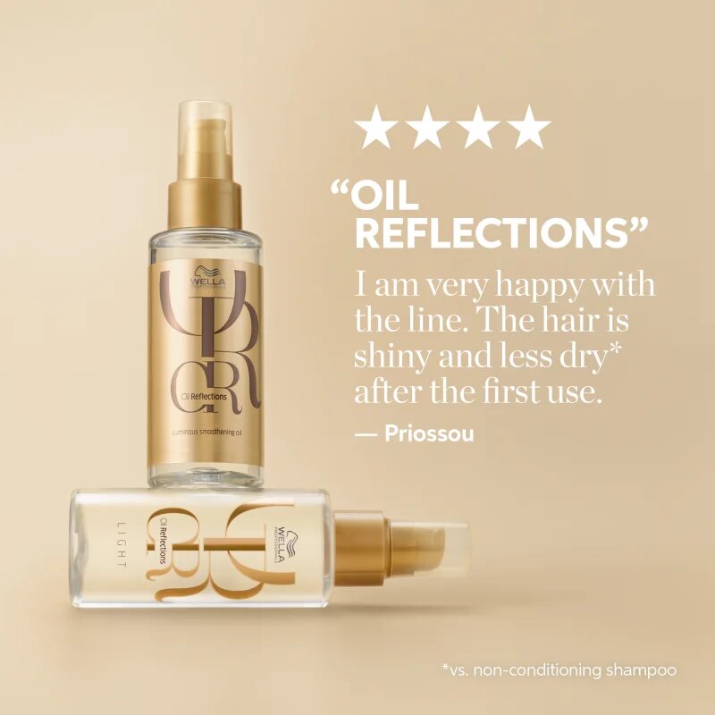 Wella Professionals Oil Reflections uhlazující olej pro lesk a hebkost vlasů 30 ml