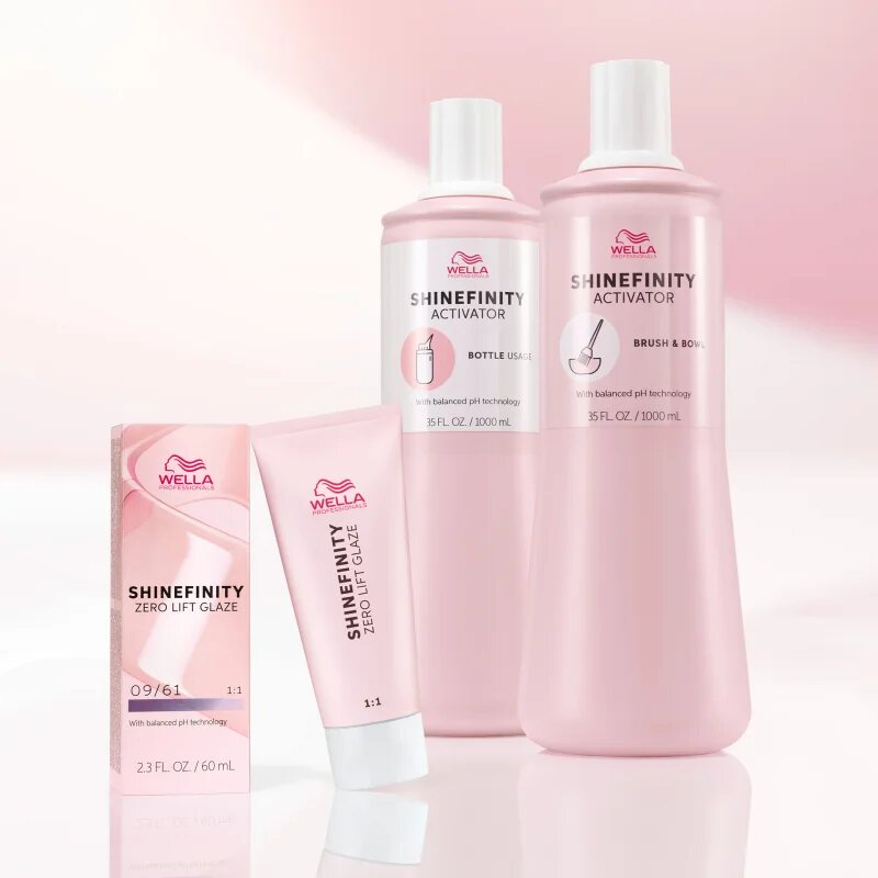 Wella Professionals Shinefinity Bottle vyvíječ barvy pro blond a melírované vlasy 60 ml