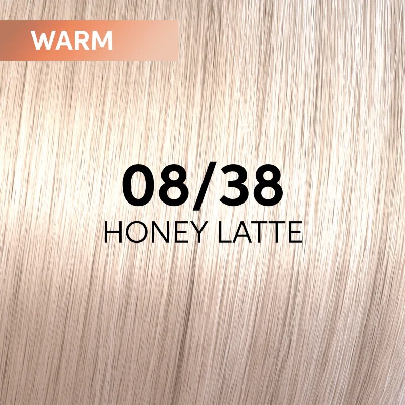 Wella Professionals Shinefinity Zero Lift Glaze demipermanentní barva na vlasy odstín 08/38 - Honey Latte 60 ml