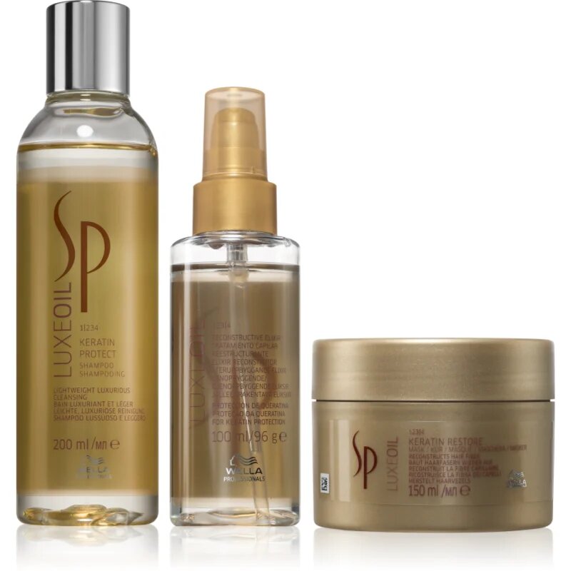 Wella Professionals SP Luxe Oil Set výhodné balení pro dokonalý vzhled vlasů