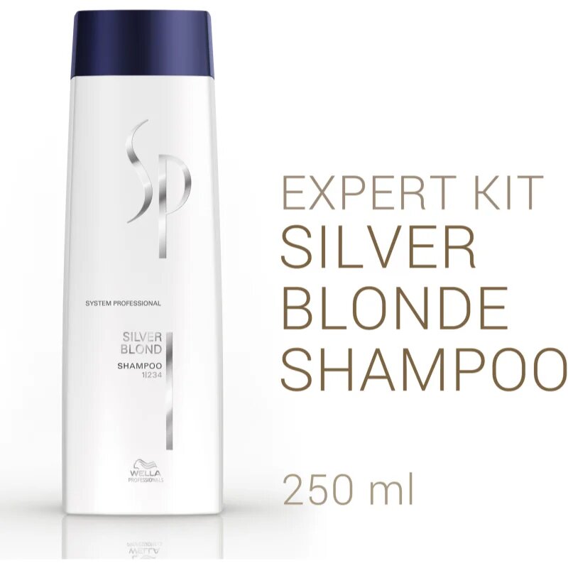 Wella Professionals SP Silver Blond šampon pro blond a šedivé vlasy 250 ml