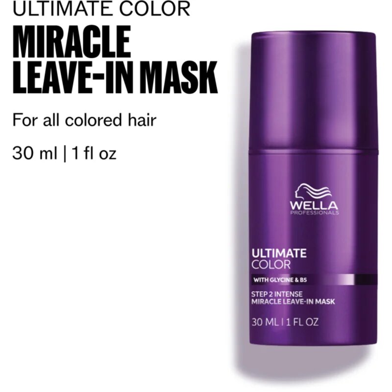 Wella Professionals Ultimate Color Leave-in Mask rozjasňující bezoplachová maska na vlasy 30 ml