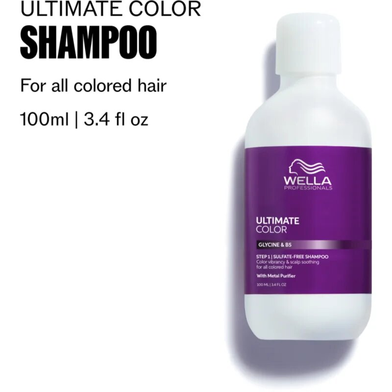 Wella Professionals Ultimate Color Shampoo šampon pro zářivou barvu vlasů 100 ml