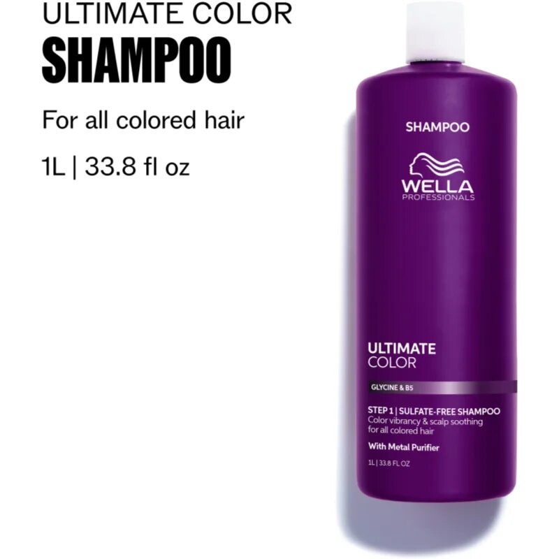 Wella Professionals Ultimate Color Shampoo šampon pro zářivou barvu vlasů 1000 ml