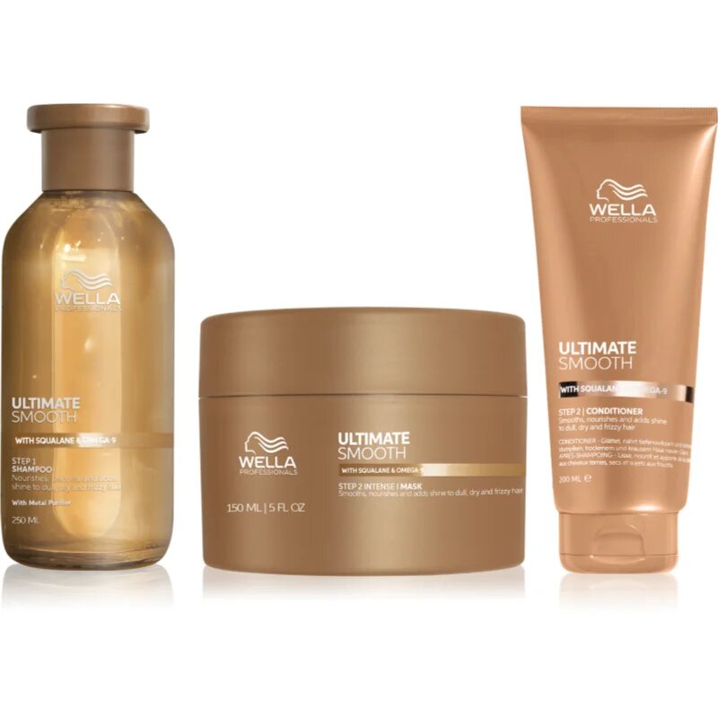 Wella Professionals Ultimate Smooth bundle sada pro lesk a hebkost vlasů