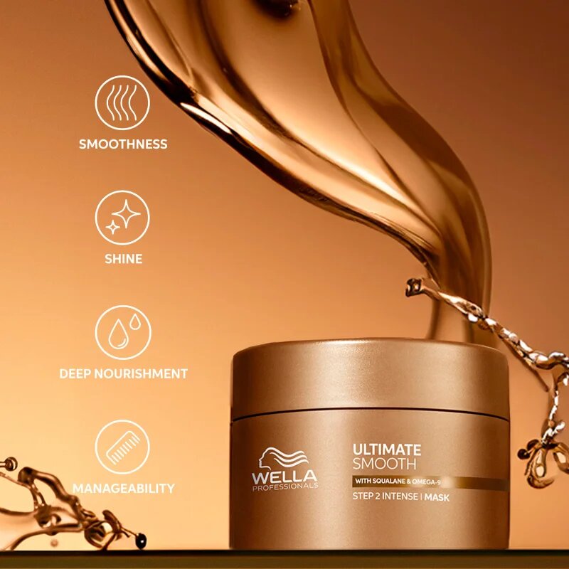 Wella Professionals Ultimate Smooth Mask hydratační a vyživující maska na vlasy 150 ml