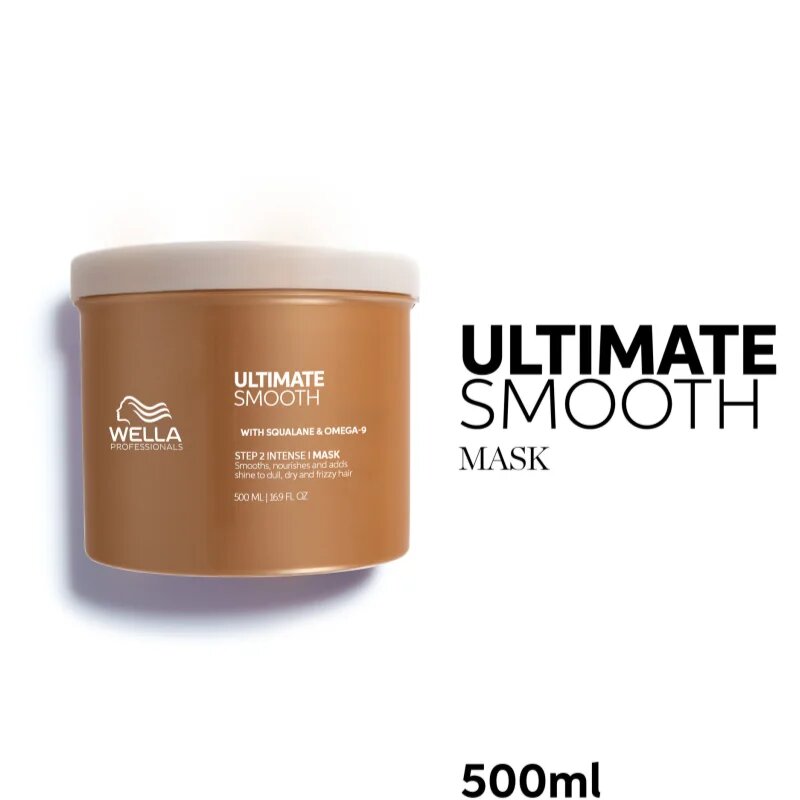 Wella Professionals Ultimate Smooth Mask hydratační a vyživující maska na vlasy 500 ml