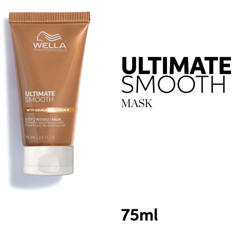 Wella Professionals Ultimate Smooth Mask hydratační a vyživující maska na vlasy 75 ml