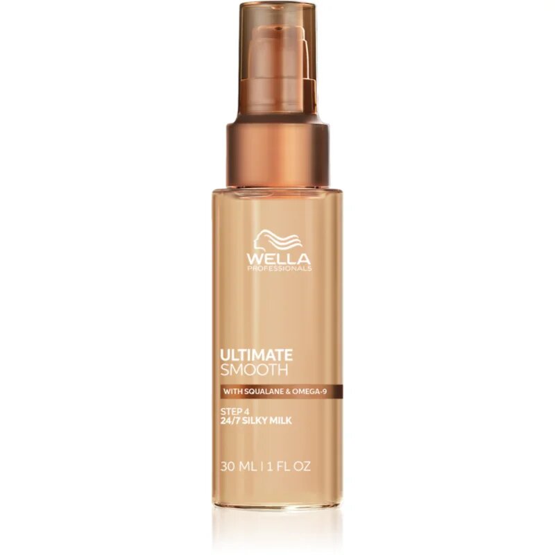 Wella Professionals Ultimate Smooth Silky Milk bezoplachová péče na vlasy 30 ml