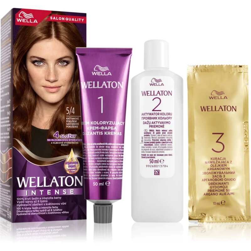Wella ton Intense permanentní barva na vlasy s arganovým olejem odstín 5/4 Chestnut 1 ks