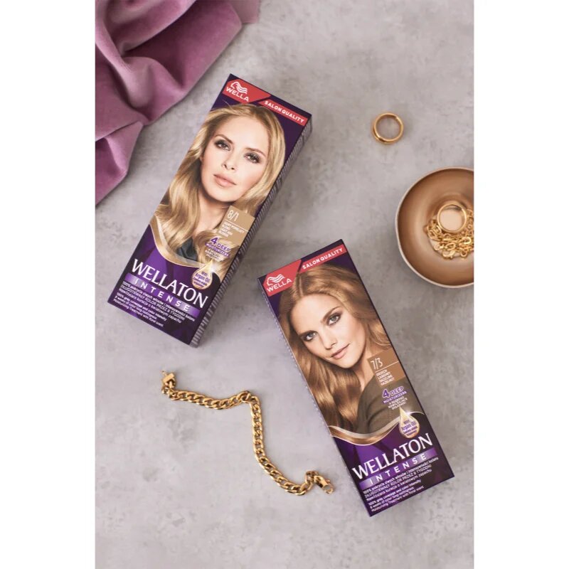Wella ton Intense permanentní barva na vlasy s arganovým olejem odstín 8/1 Light Ash Blonde 1 ks