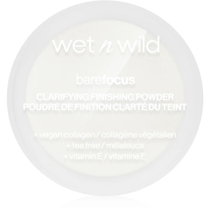 Wet n Wild BareFocus Clarifying Finishing Powder matující pudr odstín Translucent 6 g