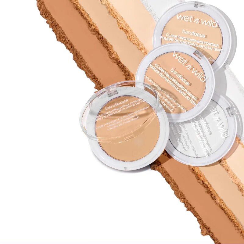 Wet n Wild BareFocus Clarifying Finishing Powder matující pudr odstín Translucent 6 g