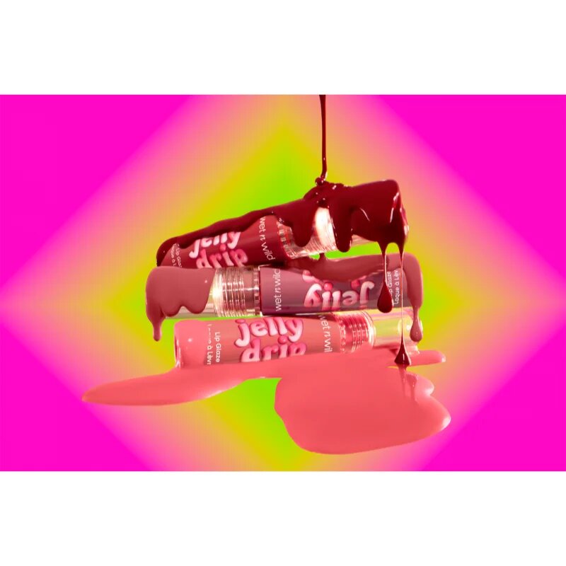 Wet n Wild Jelly Drip Lip Glaze lesk na rty odstín Berry Squish 3.6 ml