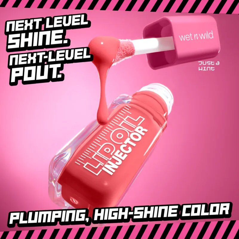 Wet n Wild Lip Oil Injector olejový lesk na rty pro objem odstín Just a Hint 7 ml