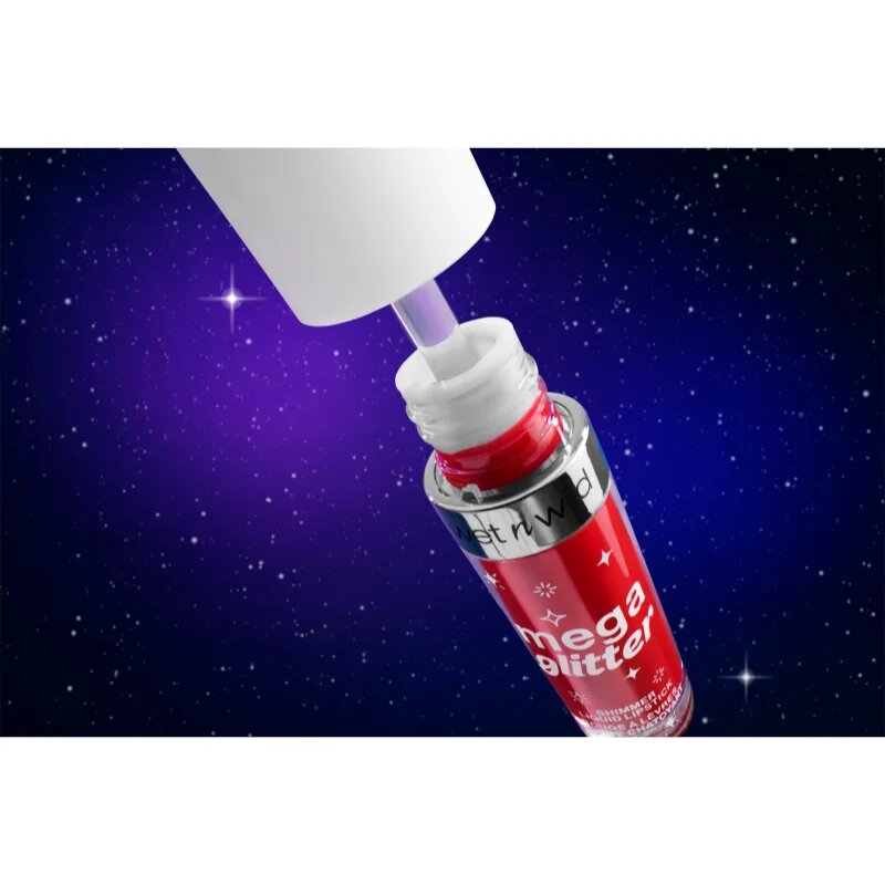 Wet n Wild Mega Glitter matná tekutá rtěnka se třpytkami odstín New Soulmate 2.8 ml