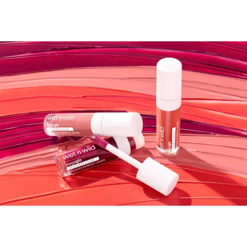 Wet n Wild MegaGlo krémová rtěnka na rty a tváře odstín Rosy Romance 65 ml