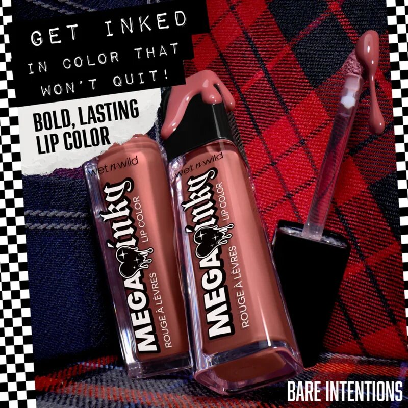 Wet n Wild MegaInky Lip Color tekutá rtěnka s matným finišem odstín Bare Intentions 6.5 ml
