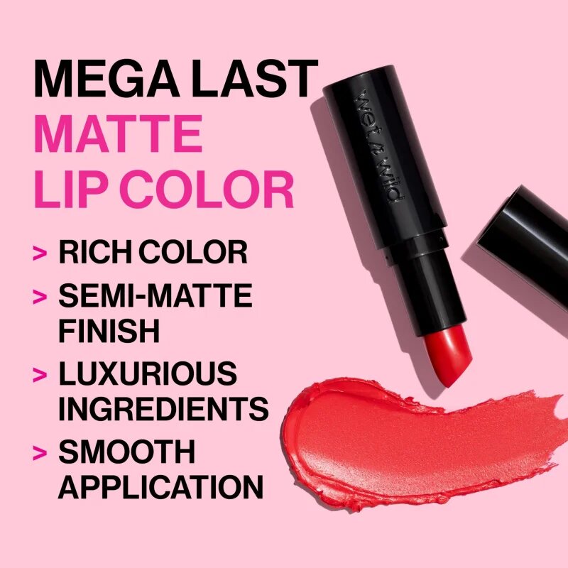 Wet n Wild MegaLast hydratační rtěnka s matným efektem odstín Bare It All 3.3 g