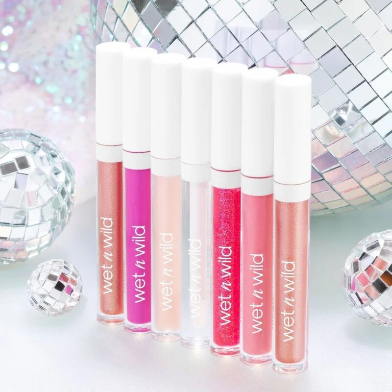 Wet n Wild MegaSlicks třpytivý lesk na rty s hydratačním účinkem odstín Crushed Grapes 5.4 g