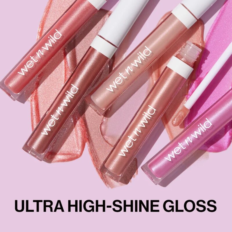 Wet n Wild MegaSlicks třpytivý lesk na rty s hydratačním účinkem odstín Snuggle Sesh 5.4 g