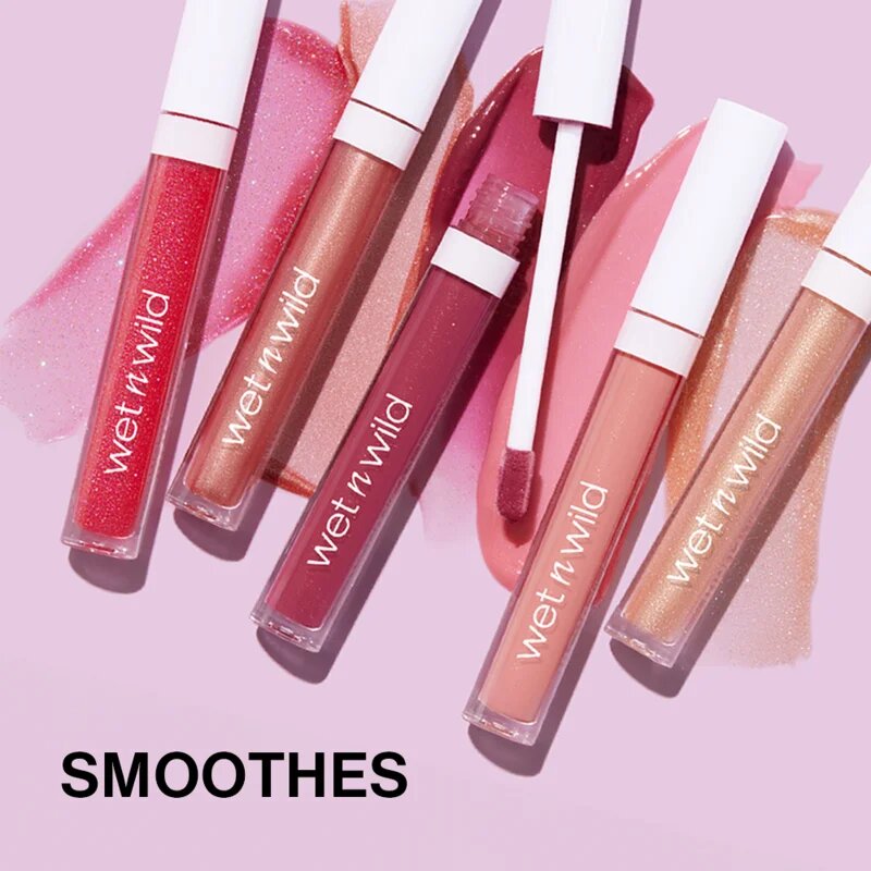 Wet n Wild MegaSlicks třpytivý lesk na rty s hydratačním účinkem odstín Snuggle Sesh 5.4 g