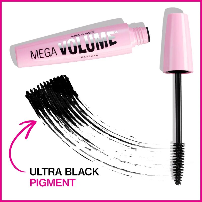 Wet n Wild MegaVolume řasenka pro maximální objem odstín Very Black 6 ml