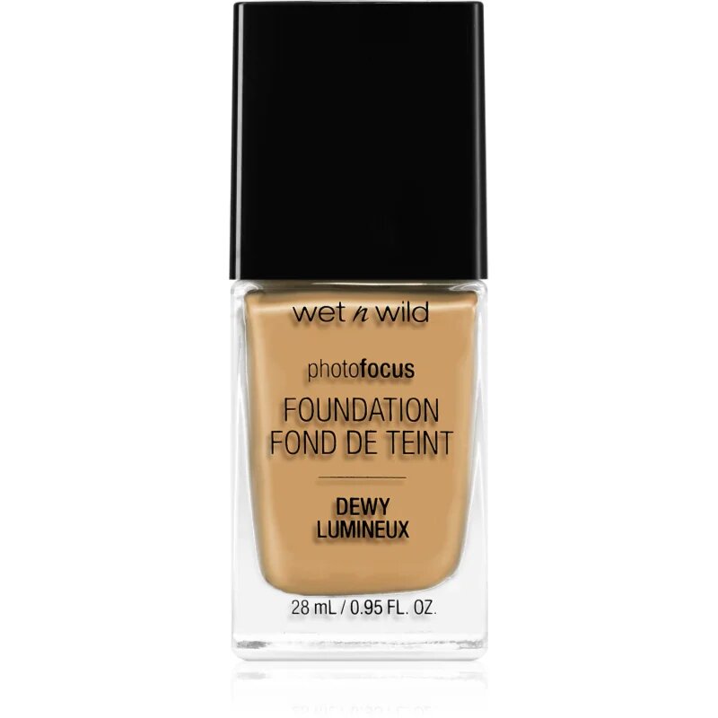 Wet n Wild PhotoFocus lehký hydratační make-up pro rozjasnění pleti odstín Desert Beige 28 ml