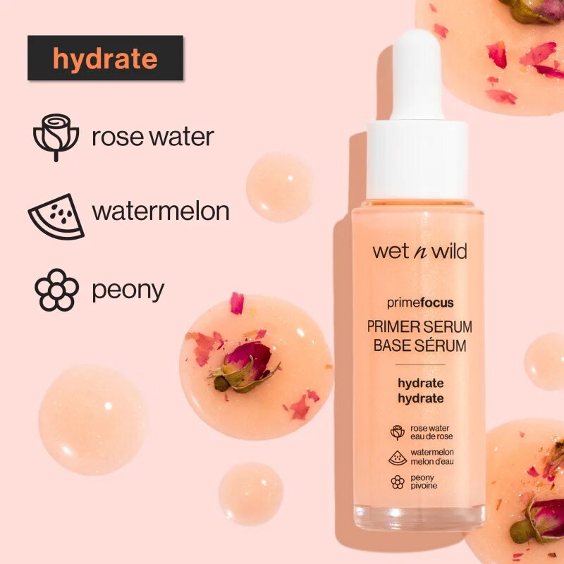 Wet n Wild PrimeFocus Hydrate rozjasňující podkladové sérum s hydratačním účinkem 30 ml