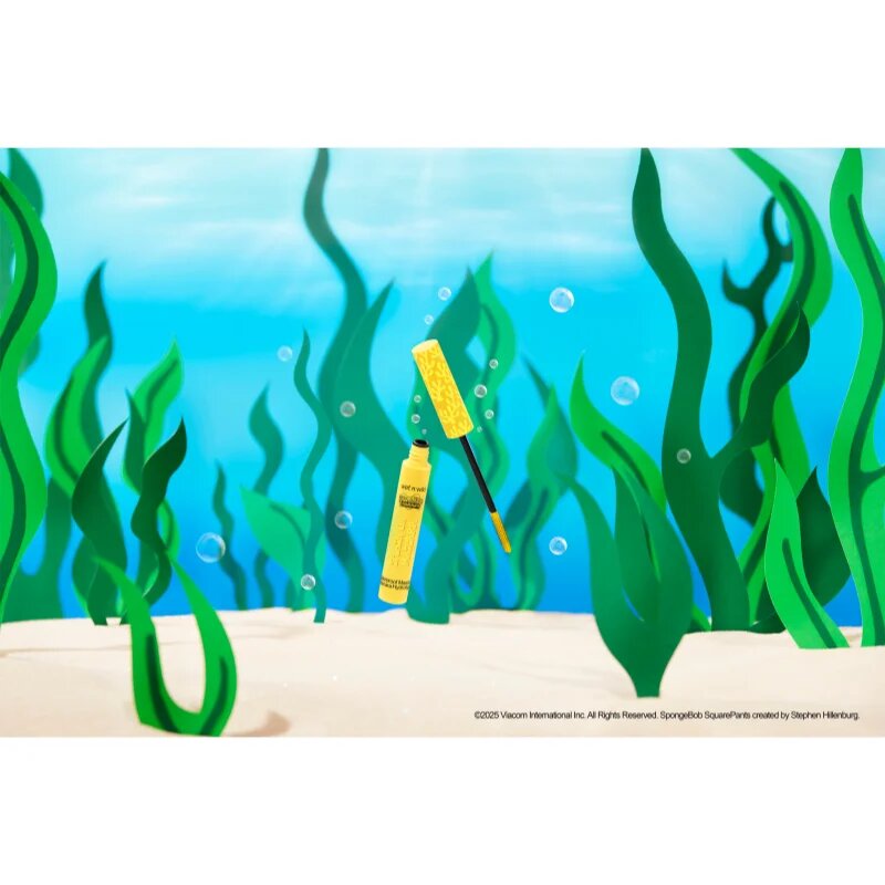 Wet n Wild SpongeBob SquarePants Splash On Waterproof Mascara voděodolná řasenka odstín Make a Splash 6 ml